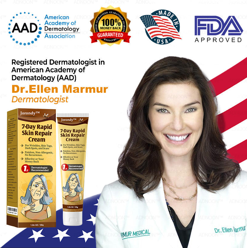 Jorondy™ 𝟕-Day Rapid Skin Repair Cream US Dermatologist Approved(👨‍⚕️👨‍⚕️𝐀𝐀𝐃 𝐑𝐄𝐂𝐎𝐌𝐌𝐄𝐍𝐃𝐒)